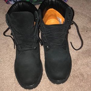 Timberland all black boots